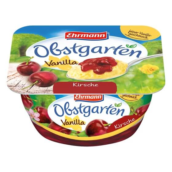 Obstgarten Erdbeer/Kirsch/Pfirsich 0,7% Fett 16x125g Ehrmann