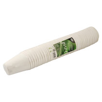 Thermobecher Zuckerrohr "pure" 0,2l 9,1cm 40ST weiß Papstar
