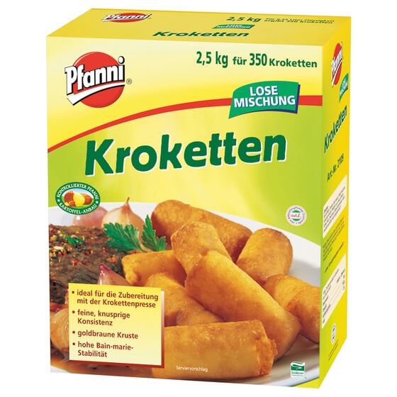 Kroketten-Pulver ODZ ergibt ca. 350 Kroketten 2,5kg  Pfanni