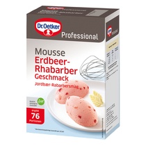 Mousse Erdbeer-Rhabarber ODZ 1kg Dr.Oetker