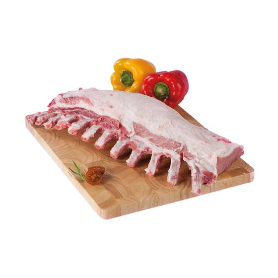 Iberico Schweinecarré roh mit 8-10 Rippenknochen ca.2,5kg