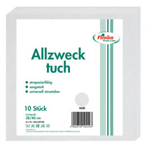 Allzwecktuch weiß 10St Flinka