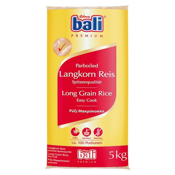 Parboiled Qualität Reis ODZ 5kg Bali