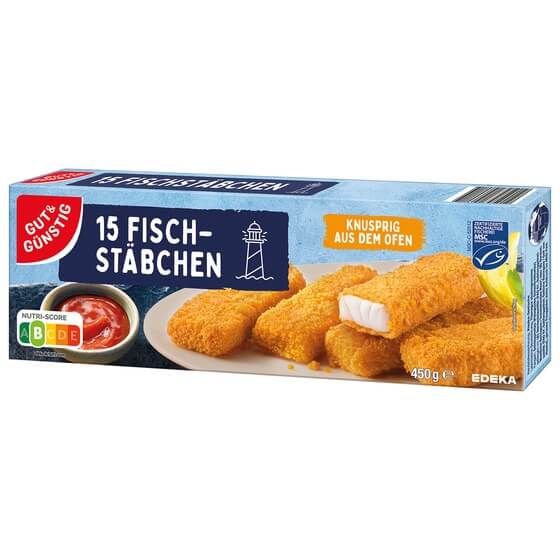 Fischstäbchen MSC 450g(15x30g) G&G