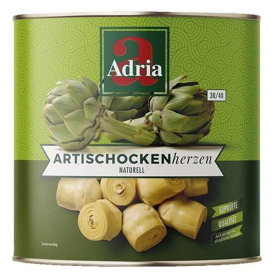 Artischocken Herzen 30/40 2,6/1,55kg Adria