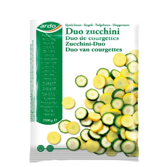 Zucchinischeiben Duo grün/gelb TK 2,5Kg Ardo