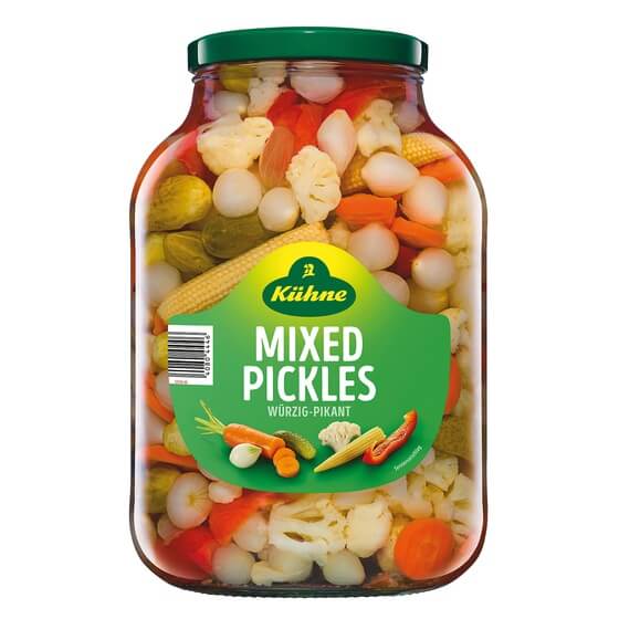 Mixed Pickles 2,45kg/1,38kg Kühne