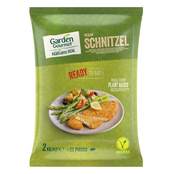 Vegane Schnitzel 2 KG ca.22x90g Garden Gourmet