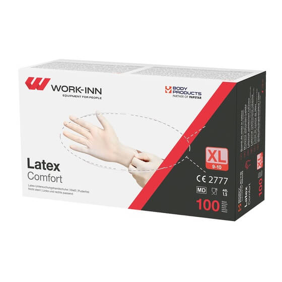 Handschuhe Latex Schwarz Gr.XL 100ST Papstar