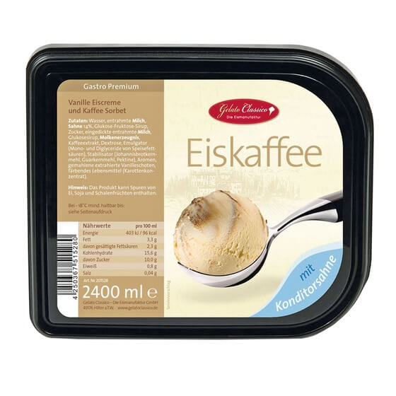 Eiskaffee-Eis 2,4l Gelato