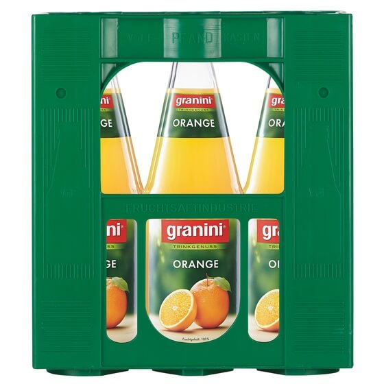 Orangensaft 6x1l Glas Pfand Granini