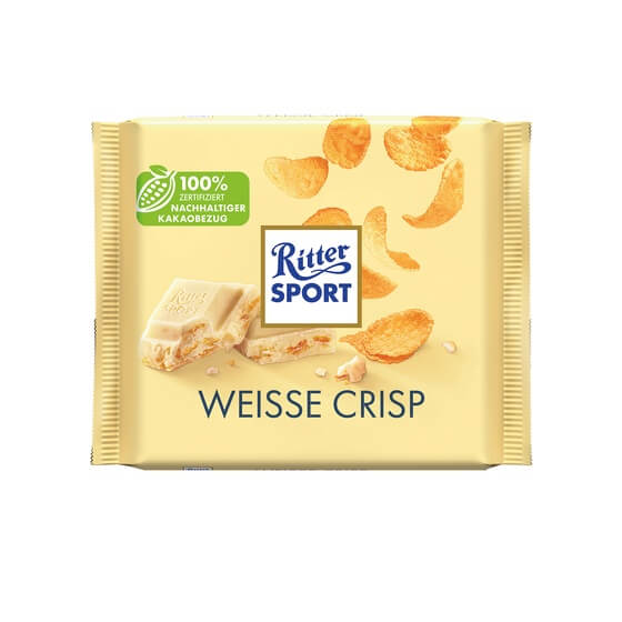Ritter Sport Weiß+Crisp 100g