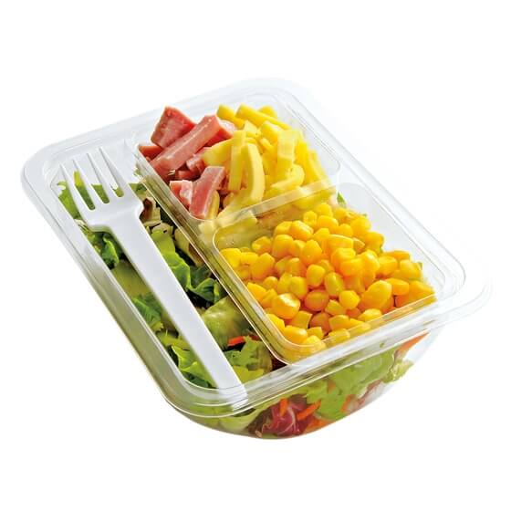 Salatbowl Nizza mit Schinken Käse Mais 225g Funken