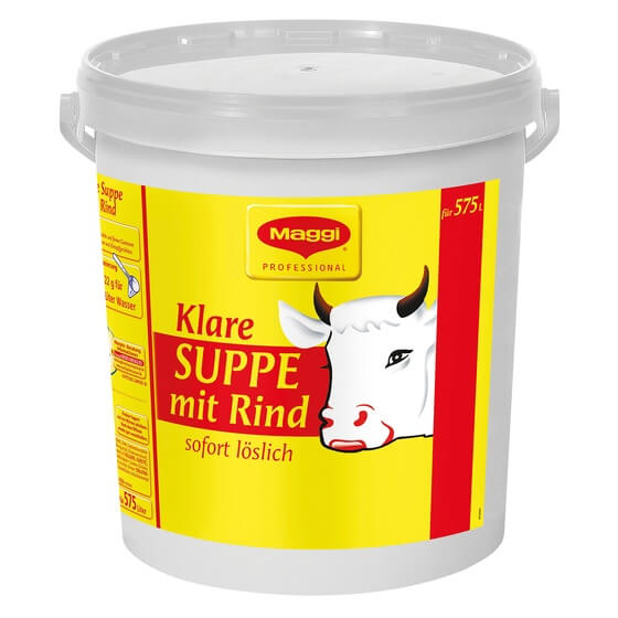 Klare Suppe mit Rind 12,5kg Maggi