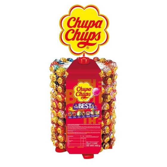 Chupa Chups Lutscherrad 2,4kg 180St+20Gratis