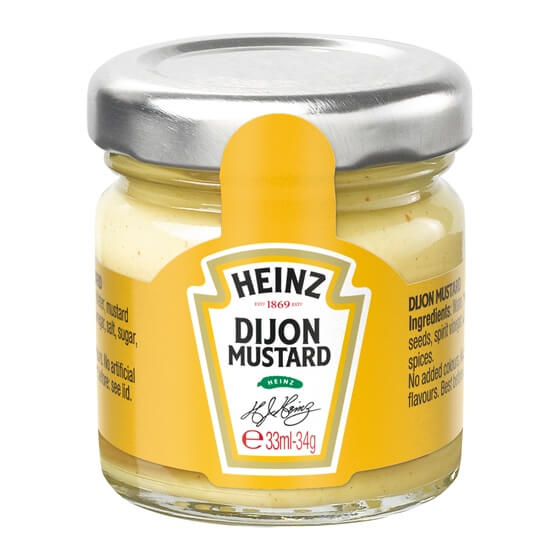 Dijon Senf Glas 80x33ml Heinz