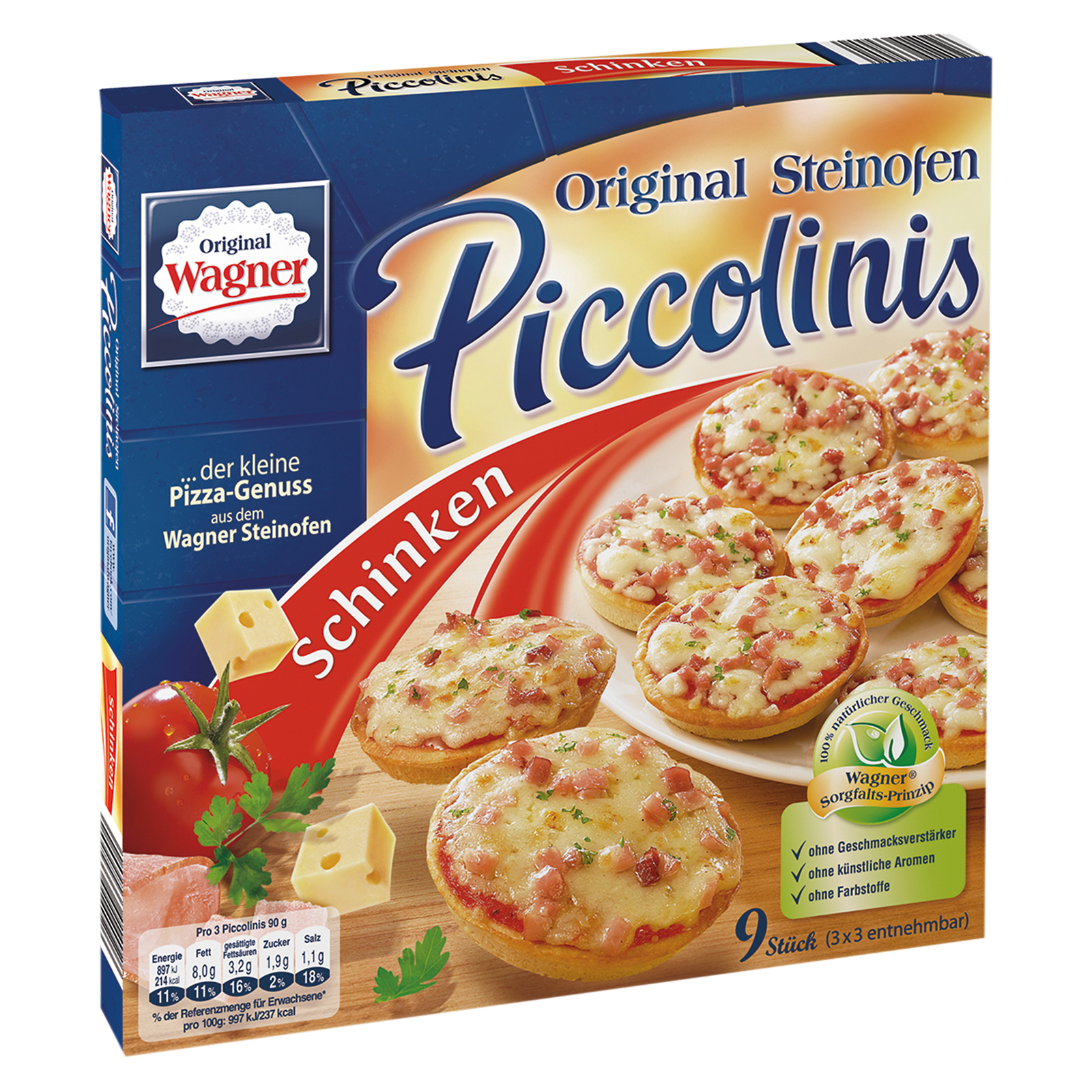 Piccolinis Schinken TK 9x30g Wagner