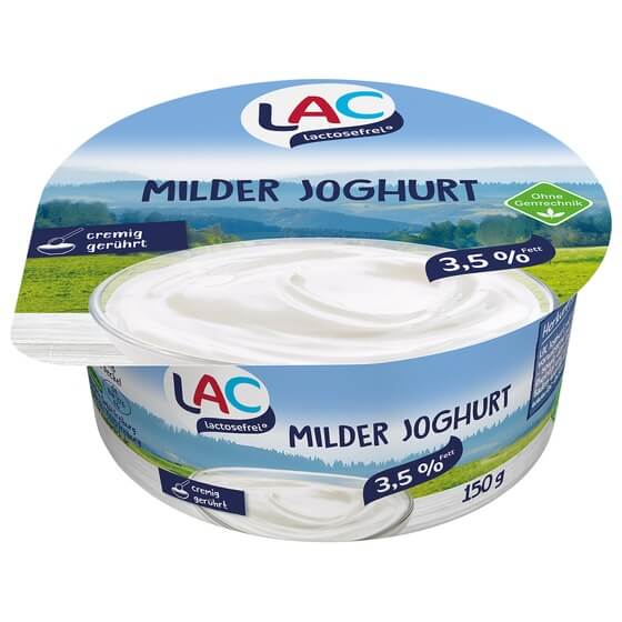 Joghurt natur 3,5% lactosefrei 150g Schwarzwaldmilch