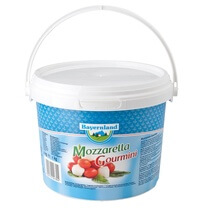 Mozzarella Gourmini 45% F.i.Tr. 1kg Bayernland
