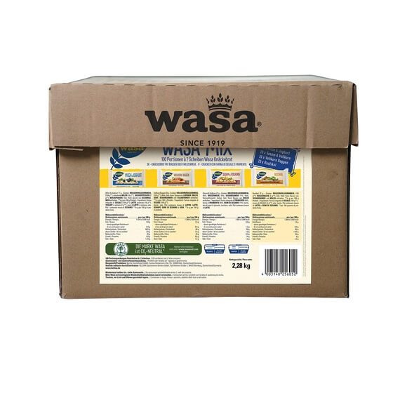 Wasa Knäckebrot 4-Fach Sortiert 100x2er Hellma