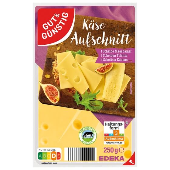 G&G Käseaufschnitt 40% 250g 30er KT