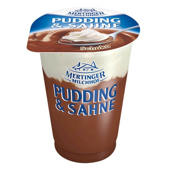 Pudding Schoko Sahne 125g Merting