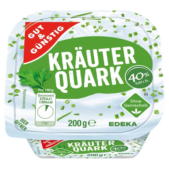 Kräuterquark 40% 200gr G&G