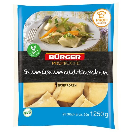 Maultaschen Gemüse TK 100x50g 5Kg Bürger