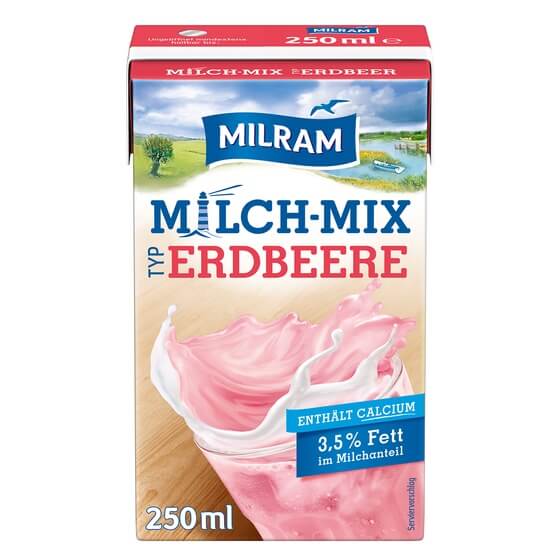 Milch-Mix Erdbeer 3,5% 250ml Milram