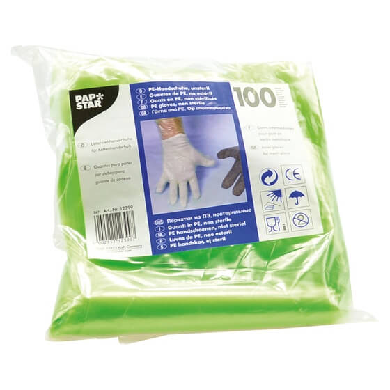 Handschuhe grün Einheitsgröße 100St PapStar