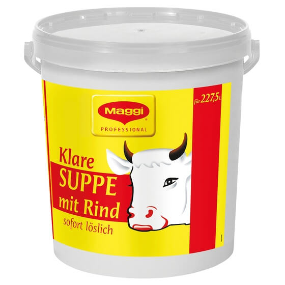 Klare Suppe mit Rind 5kg Maggi