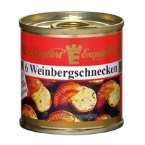 Weinbergschnecken 1/2 Dutzend(6 St) 100g Englert