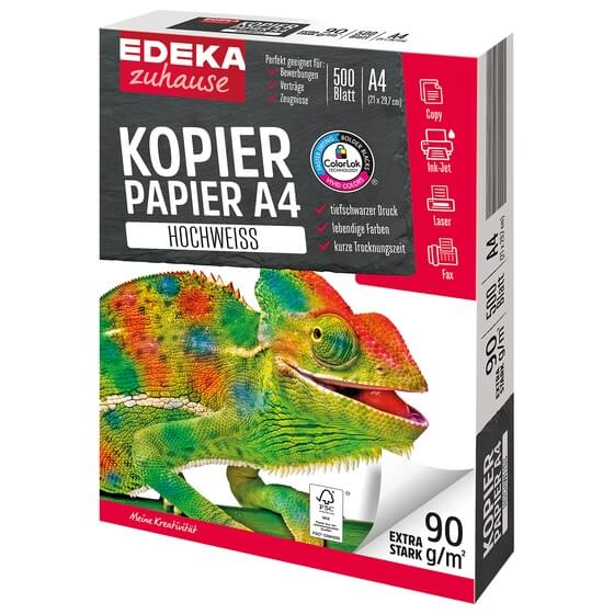 Kopierpapier A4 Hochweiss 500Blatt Edeka