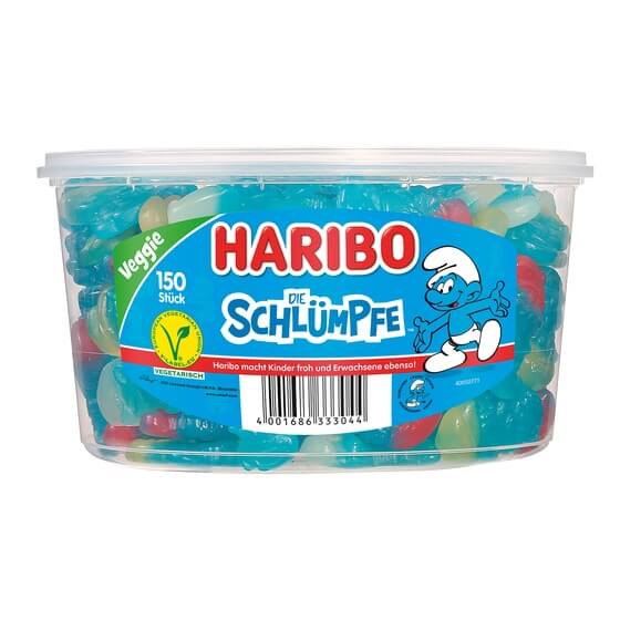 Haribo Fruchtige Schlümpfe 150Stück/Dose