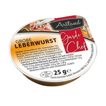 Aufstrich Grobe Leberwurst 100x25g Artland