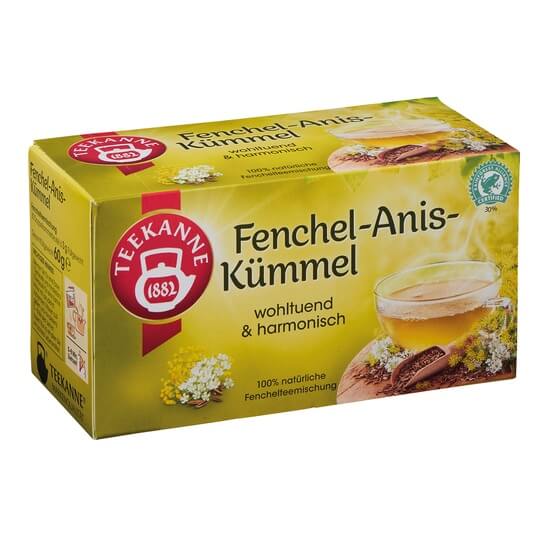Fenchel/Anis/Kümmel Tee 20Btl Brief Teekanne BR