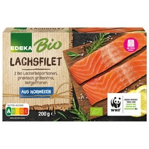 Bio Norwegisches Lachsfilet TK 2x100g EDEKA