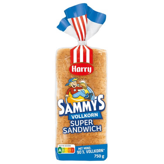 Sammys Vollkorn Sandwich Toast 750g Harry-Brot