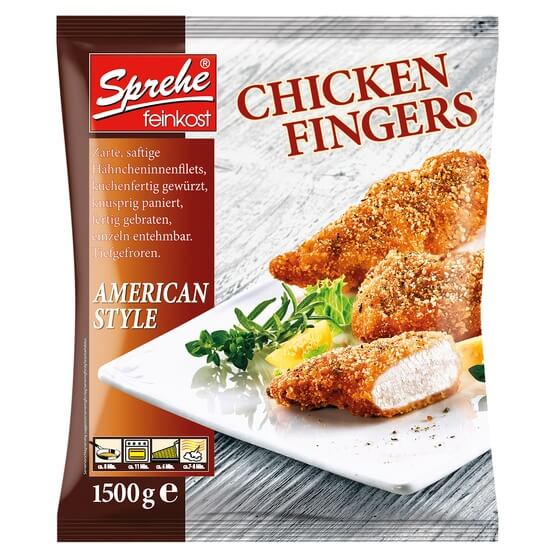 Chicken Fingers American Style 1,5kg Sprehe