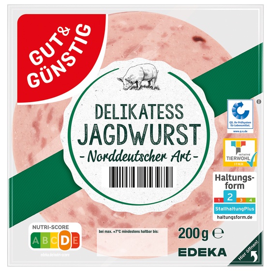 Jagdwurst(Schwein)geschn. 200g G&G