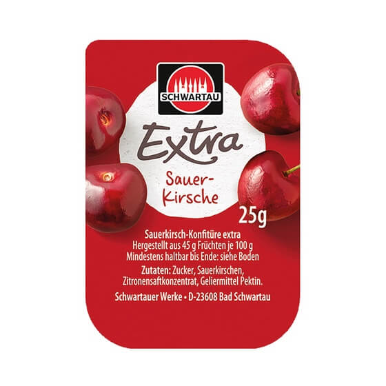 Schwartauer Portions Konfitüre Kirsch 100x25g
