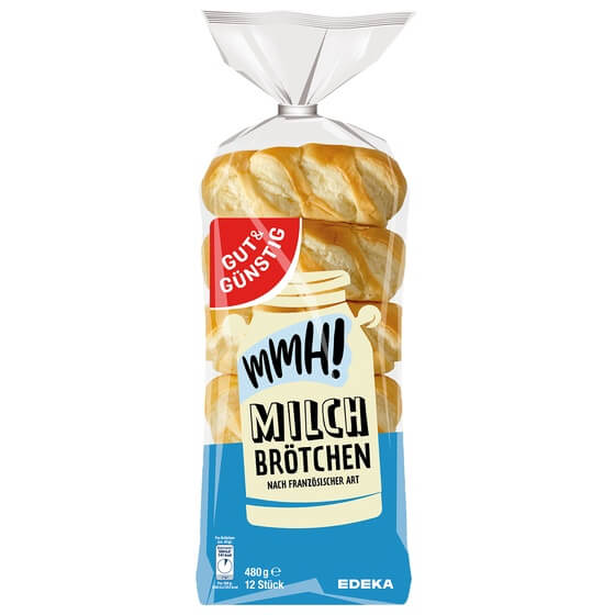 Milchbrötchen 12Stückx40g=480g G&G