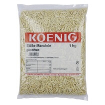 Mandeln gestiftelt 1kg Koenig