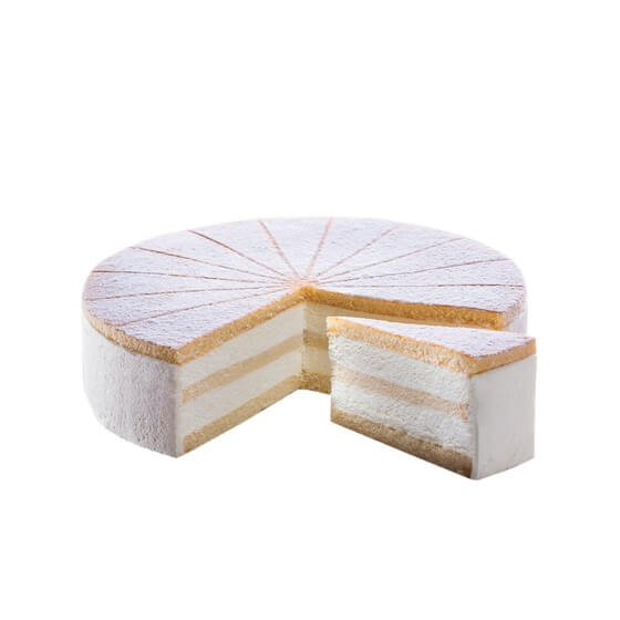 Käse-Sahne-Torte geschnitten 16 Portionen TK 1,8kg
