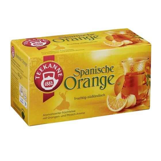 Spanische Orange 20 Beutel Teekanne
