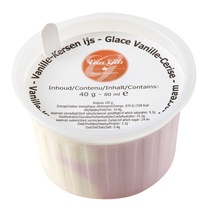 Mini Vanille-Kirsch Eisbecher 36x80ml Van Gils