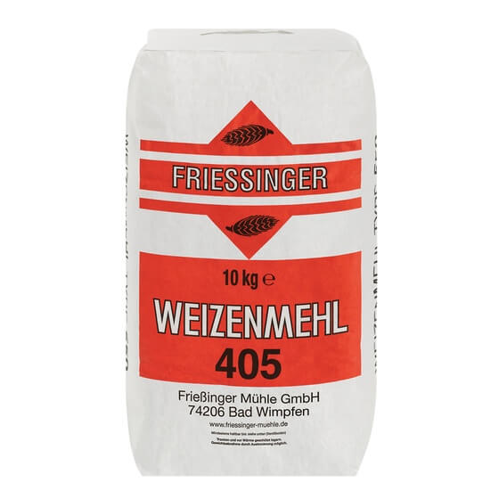Weizenmehl Typ 405 10kg Friessinger Mühle