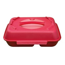 Mehrweg Foodbox geteilt Himbeere Boxx Cuisine