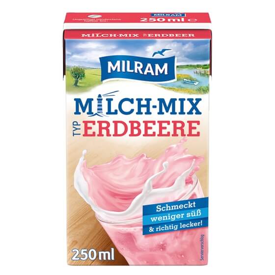 Milch Mix Erdbeer 250ml Milram
