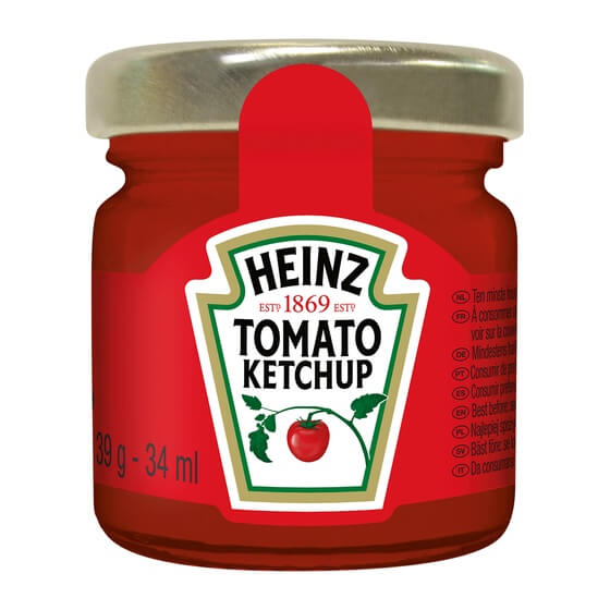 Tomatenketchup Glas 80x33ml Heinz